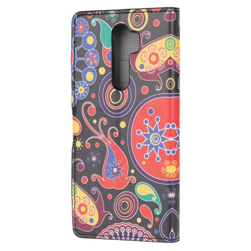 Leren Hoesje Xiaomi Redmi Note 8 Pro Melkwegontwerp