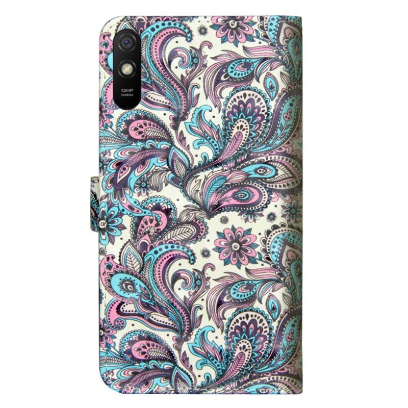 Bescherming Hoesje Xiaomi Redmi 9A Telefoonhoesje Bloemen Met Een Patroon