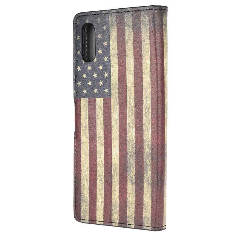 Cover Folio-hoesje Xiaomi Redmi 9A Telefoonhoesje Amerikaanse Vlag