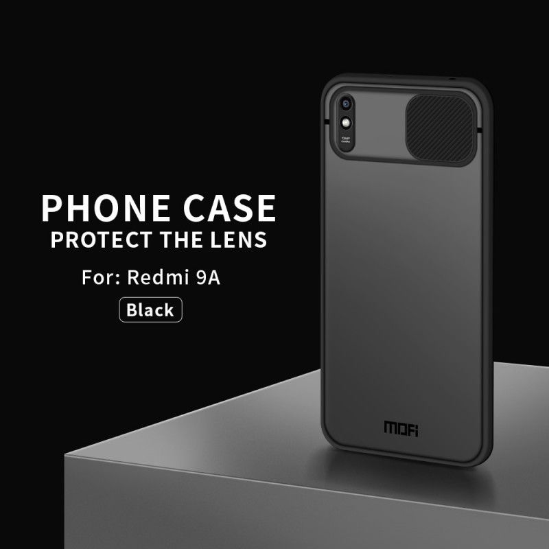 Cover Hoesje Xiaomi Redmi 9A Groen Zwart Telefoonhoesje Mofi Fotomodule Afdekking