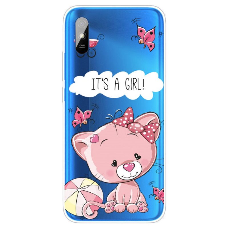 Cover Hoesje Xiaomi Redmi 9A Telefoonhoesje Het Is Een Meisje