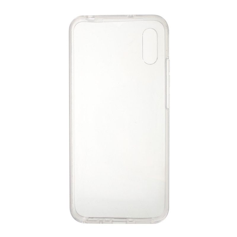 Cover Hoesje Xiaomi Redmi 9A Telefoonhoesje Transparant Voor En Achter