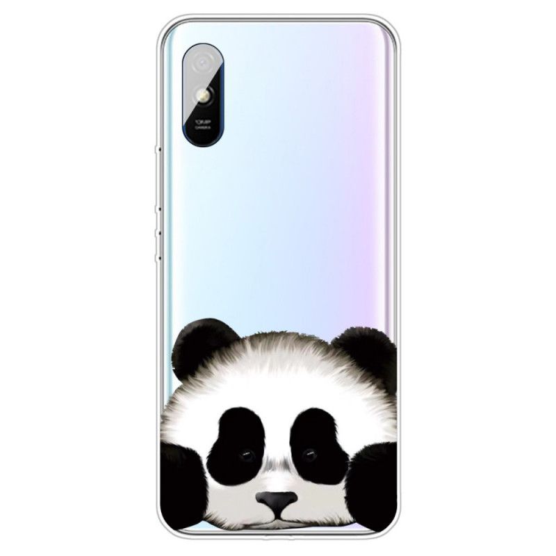 Cover Hoesje Xiaomi Redmi 9A Telefoonhoesje Transparante Panda