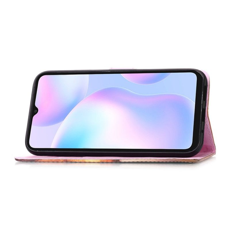 Flip Case Leren Xiaomi Redmi 9A Vriend Van Ernest De Stringkat