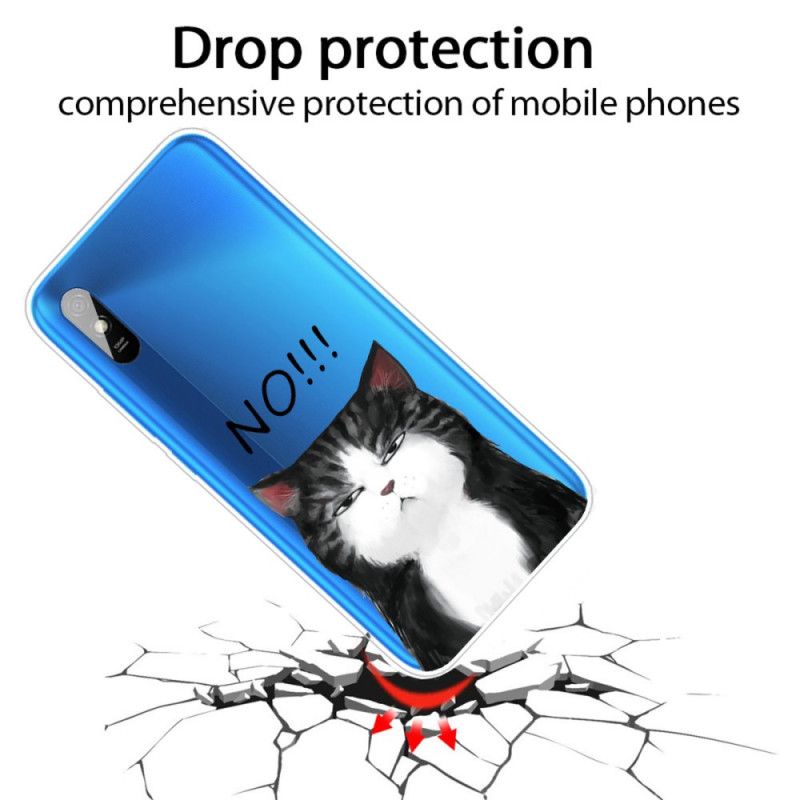 Hoesje voor Xiaomi Redmi 9A De Kat Die Nee Zegt