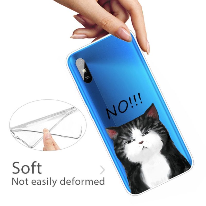 Hoesje voor Xiaomi Redmi 9A De Kat Die Nee Zegt