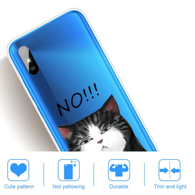 Hoesje voor Xiaomi Redmi 9A De Kat Die Nee Zegt