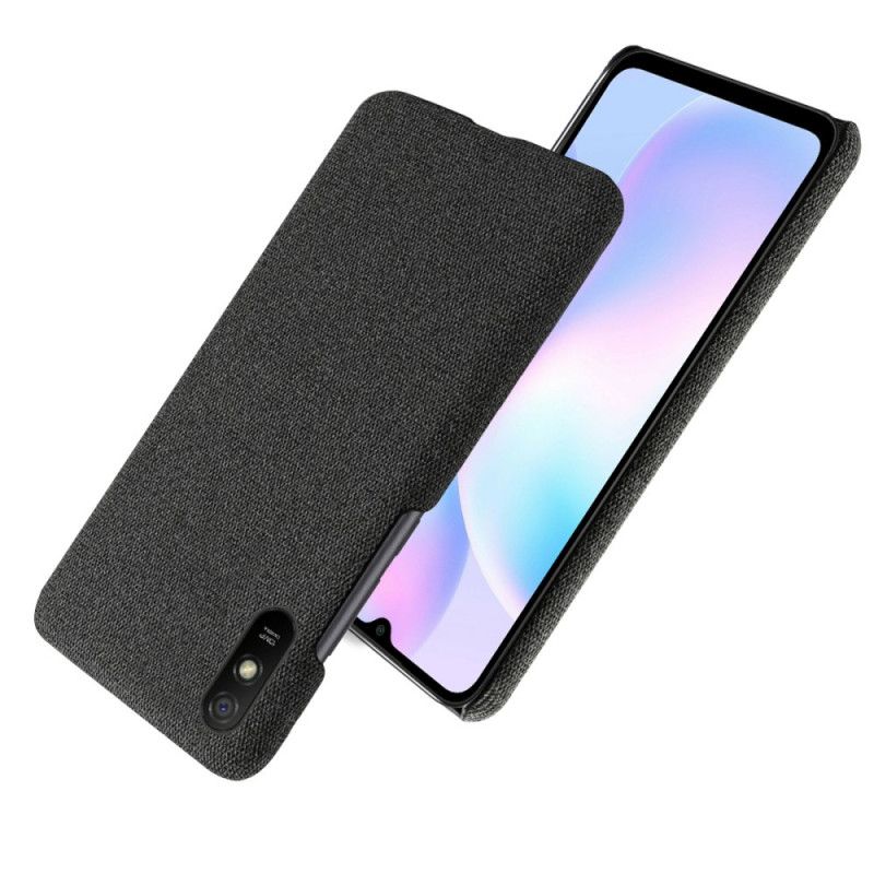 Hoesje voor Xiaomi Redmi 9A Grijs Zwart Ksq Chique Stof