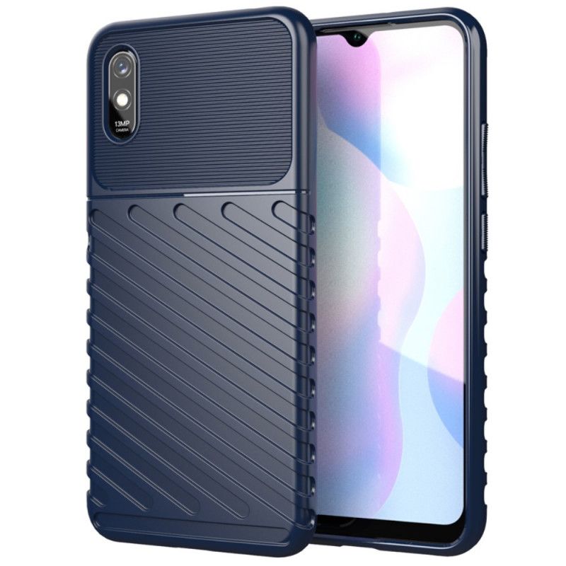 Hoesje voor Xiaomi Redmi 9A Groen Zwart Donderreeks