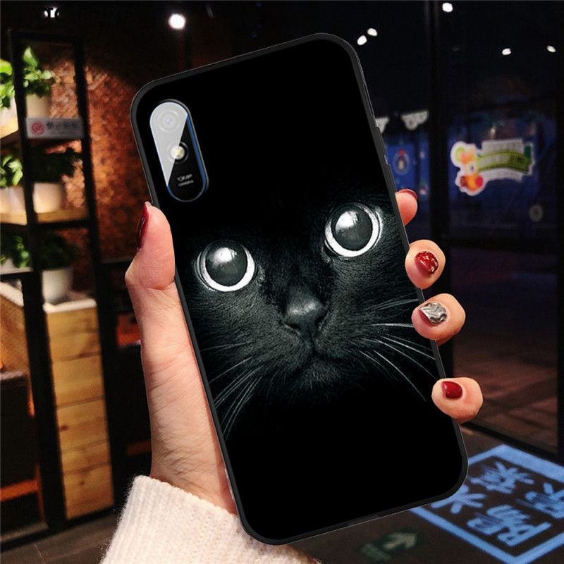 Hoesje voor Xiaomi Redmi 9A Kattenogen