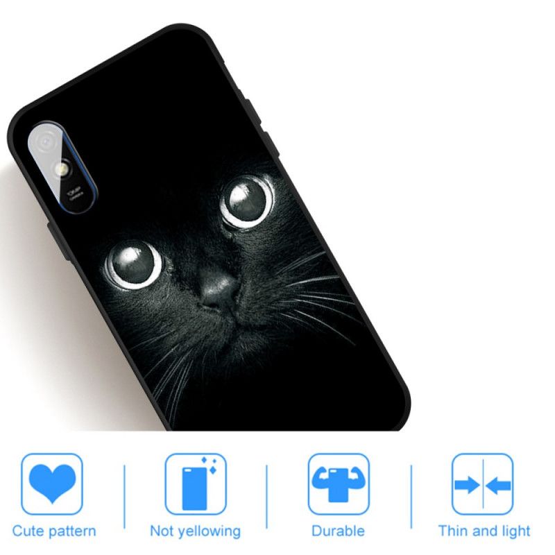 Hoesje voor Xiaomi Redmi 9A Kattenogen