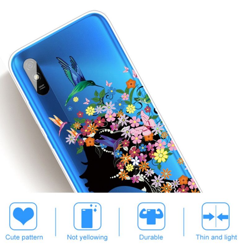 Hoesje Xiaomi Redmi 9A Mooi Bloemhoofdje