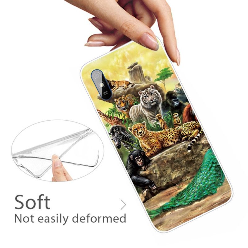 Hoesje Xiaomi Redmi 9A Safaridieren