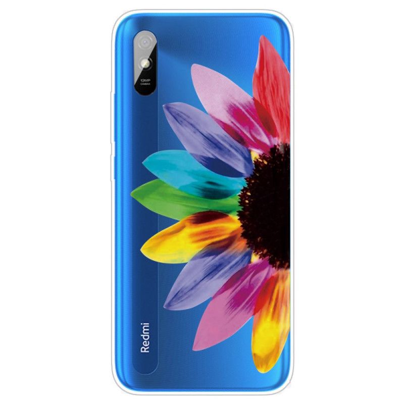 Hoesje Xiaomi Redmi 9A Telefoonhoesje Gekleurde Bloem