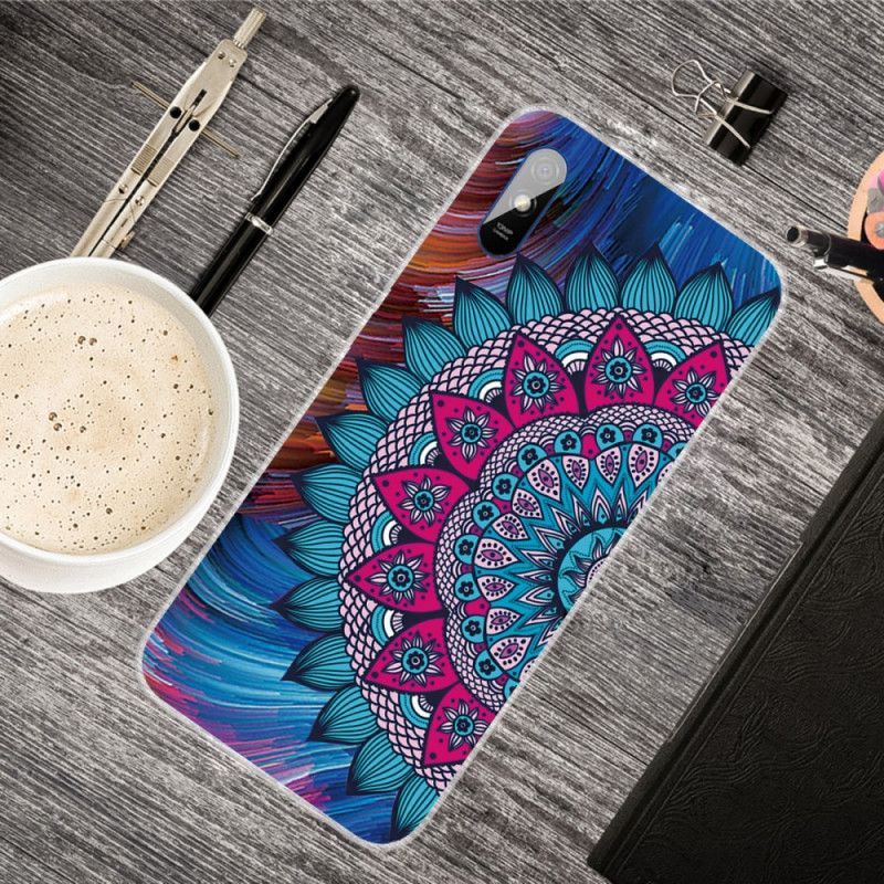 Hoesje Xiaomi Redmi 9A Telefoonhoesje Kleurrijke Mandala