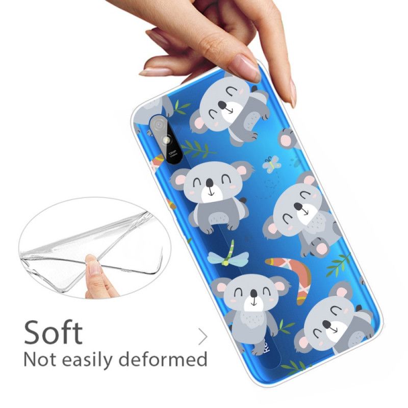 Hoesje Xiaomi Redmi 9A Telefoonhoesje Schattige Koala'S