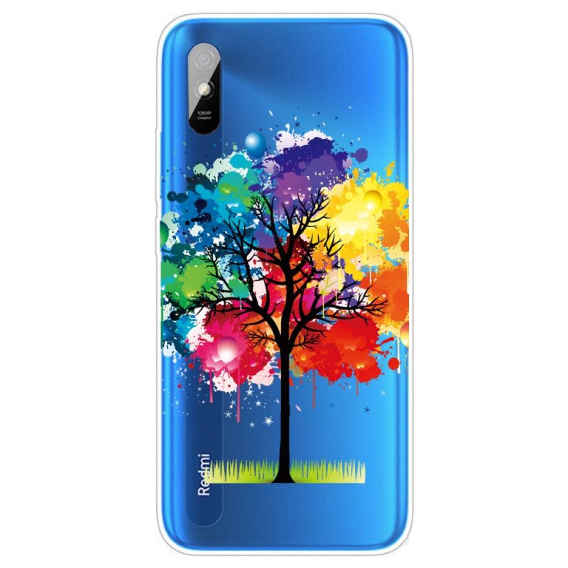 Hoesje Xiaomi Redmi 9A Transparante Aquarelboom