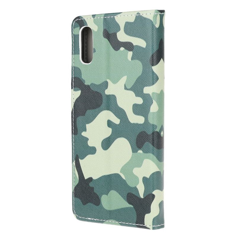 Leren Hoesje Xiaomi Redmi 9A Camouflage