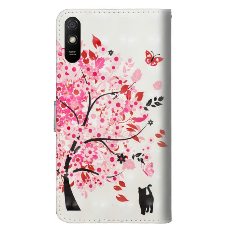 Leren Hoesje Xiaomi Redmi 9A Roze Boom