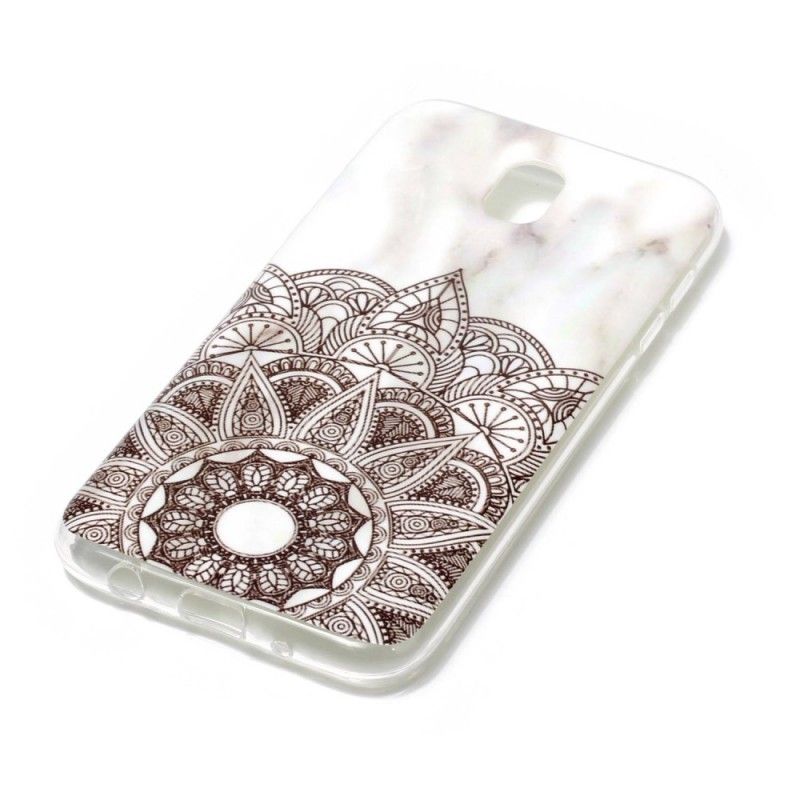 Case Hoesje Samsung Galaxy J5 2017 Telefoonhoesje Gemarmerde Mandala