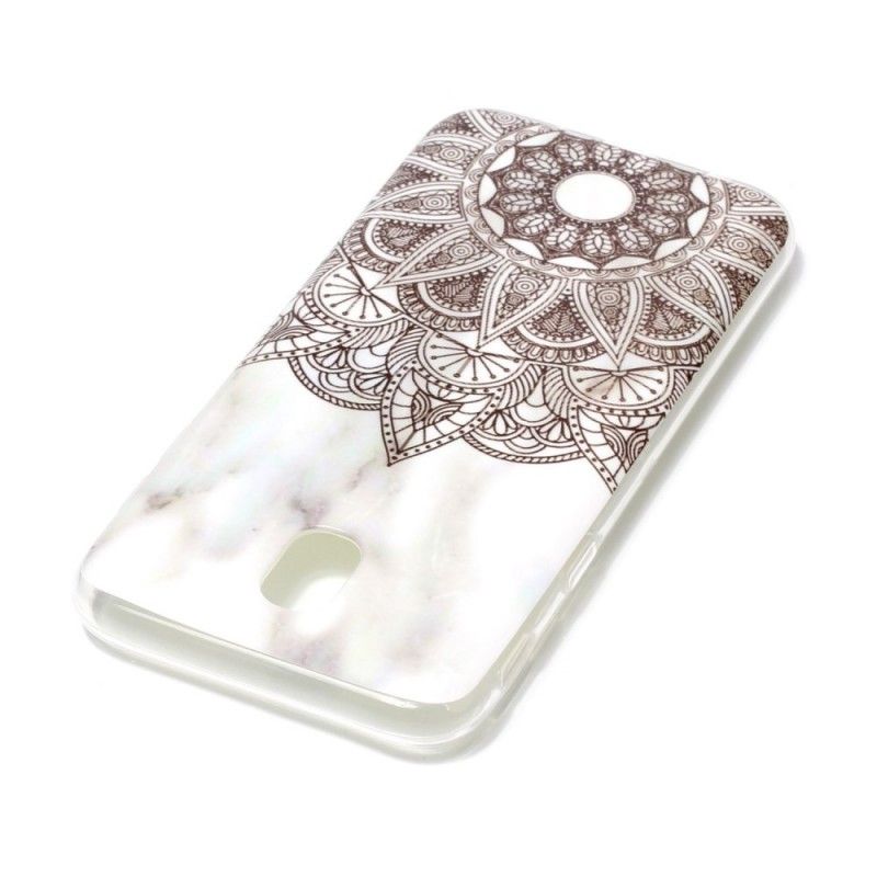 Case Hoesje Samsung Galaxy J5 2017 Telefoonhoesje Gemarmerde Mandala