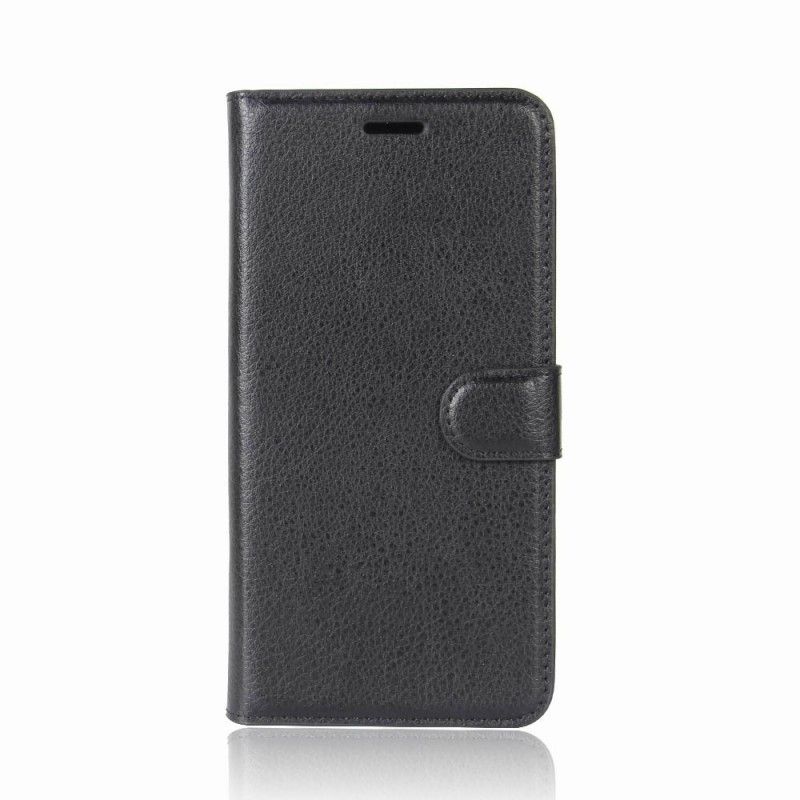 Flip Case Leren Samsung Galaxy J5 2017 Wit Zwart Klassiek