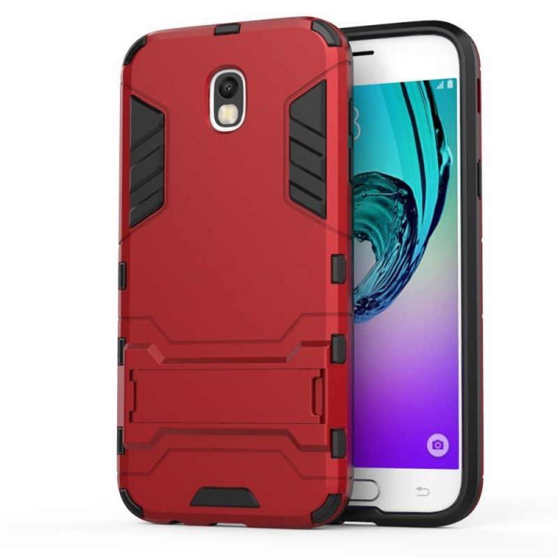 Hoesje voor Samsung Galaxy J5 2017 Marineblauw Rood Ultrabestendig