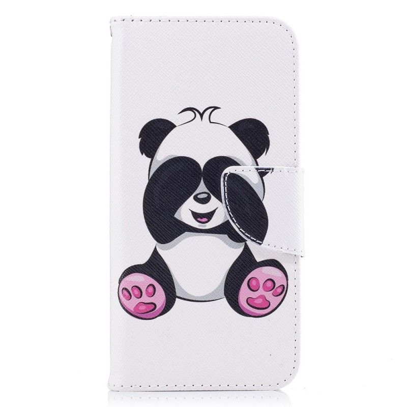 Leren Hoesje Samsung Galaxy J5 2017 Leuke Panda