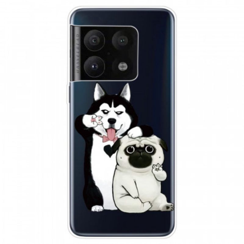 Hoesje voor OnePlus 10 Pro 5G Grappige Honden