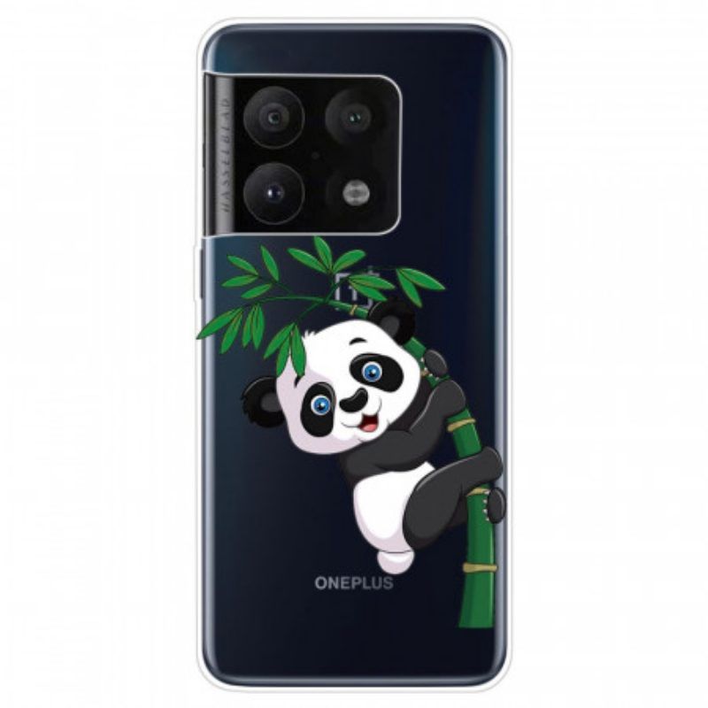 Hoesje voor OnePlus 10 Pro 5G Panda Op Bamboe