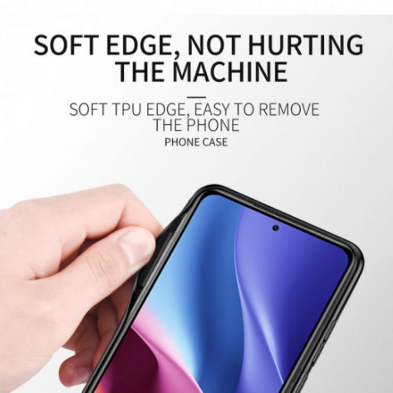 Case Hoesje Xiaomi Mi 11i 5g / Poco F3 Telefoonhoesje Doek Textuur