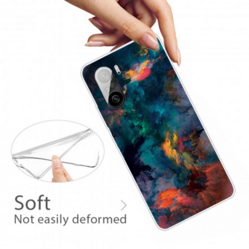 Cover Hoesje Xiaomi Mi 11i 5g / Poco F3 Telefoonhoesje Gekleurde Wolken