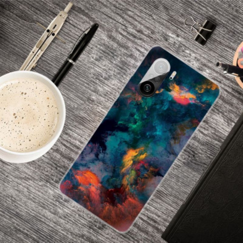 Cover Hoesje Xiaomi Mi 11i 5g / Poco F3 Telefoonhoesje Gekleurde Wolken