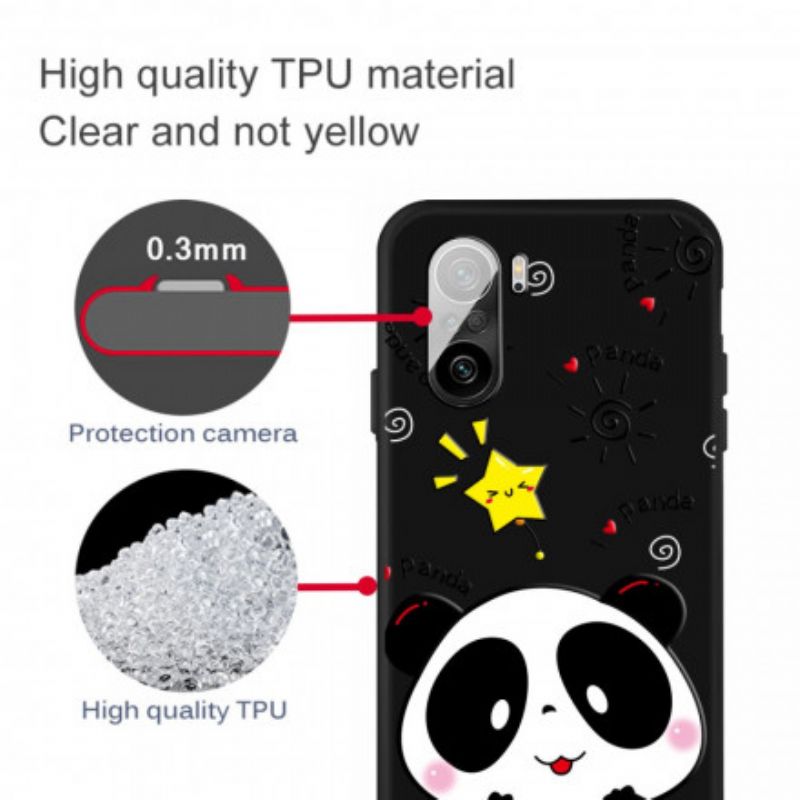 Cover Hoesje Xiaomi Mi 11i 5g / Poco F3 Telefoonhoesje Panda Star
