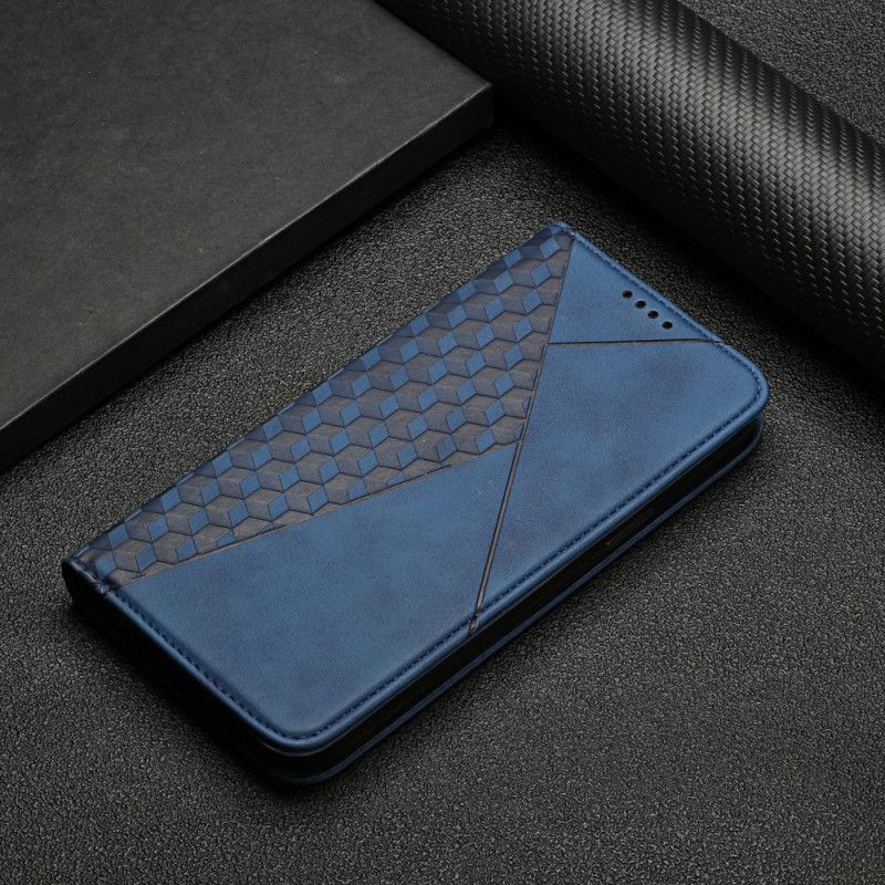 Folio-hoesje Xiaomi Mi 11i 5g / Poco F3 Telefoonhoesje Geo-leereffect