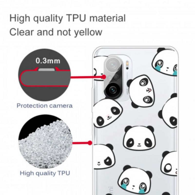 Hoesje Voor Xiaomi Mi 11i 5g / Poco F3 Sentimentele Panda's