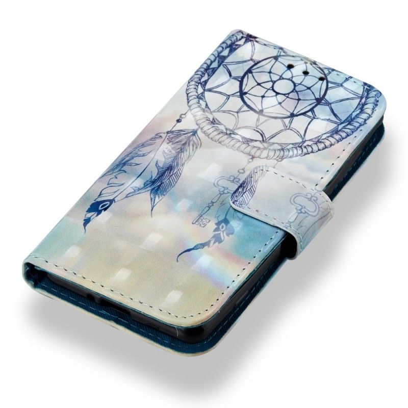 Flip Case Leren Sony Xperia XZ2 Compact 3D Aquarel Dromenvanger