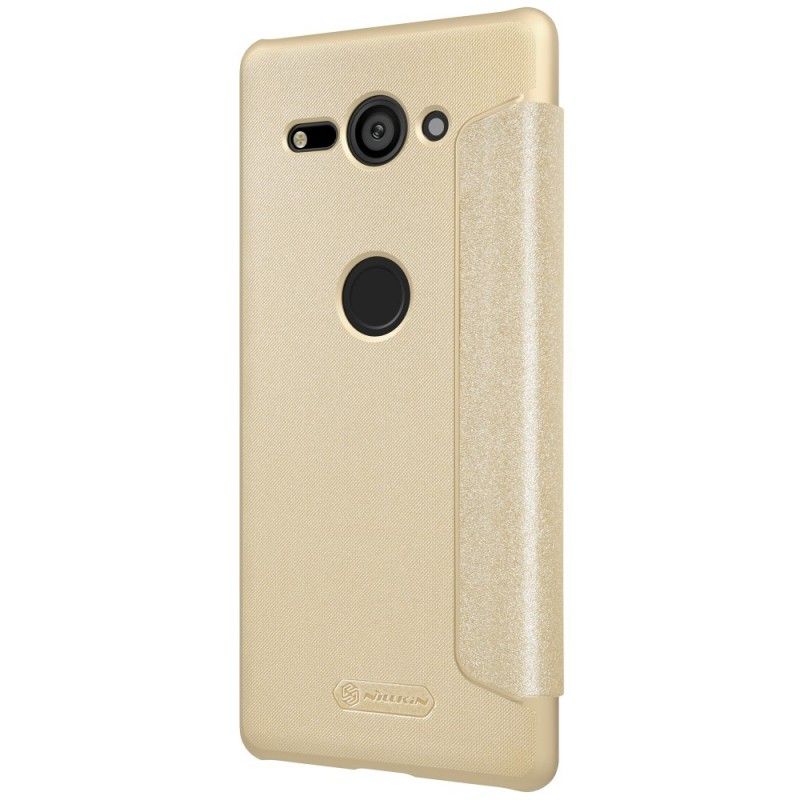 Folio-hoesje Sony Xperia XZ2 Compact Goud Nillkin