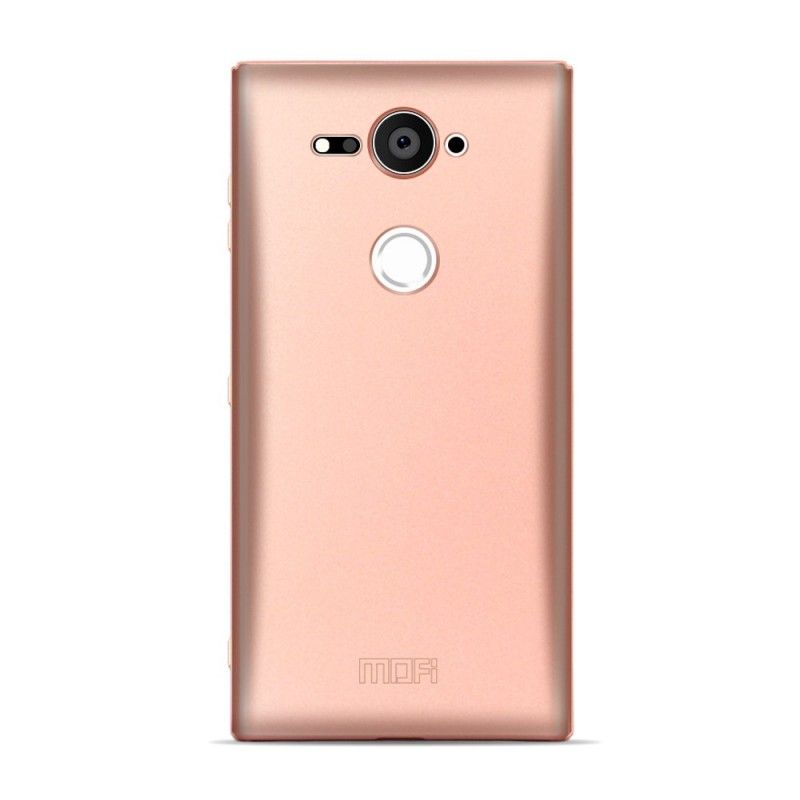 Hoesje voor Sony Xperia XZ2 Compact Goud Rood Mofi