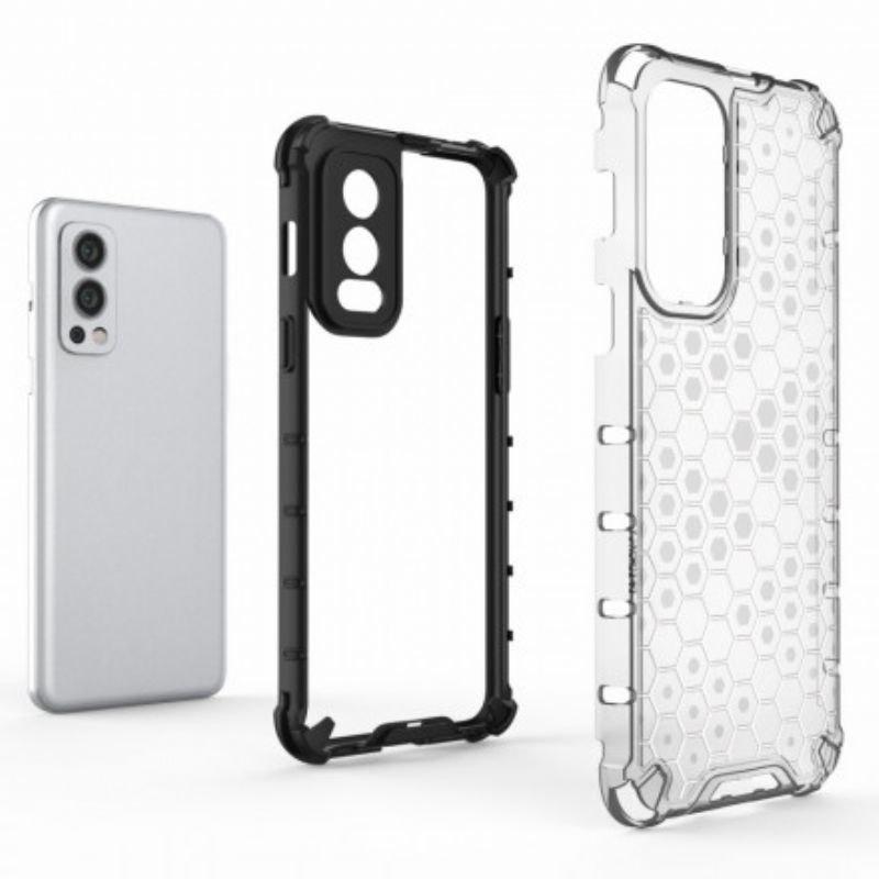 Cover Hoesje Oneplus Nord 2 5g Telefoonhoesje Honingraatstijl