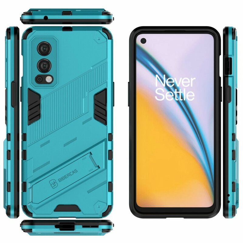 Cover Hoesje Oneplus Nord 2 5g Telefoonhoesje Verwijderbare Steun Twee Handsfree Posities