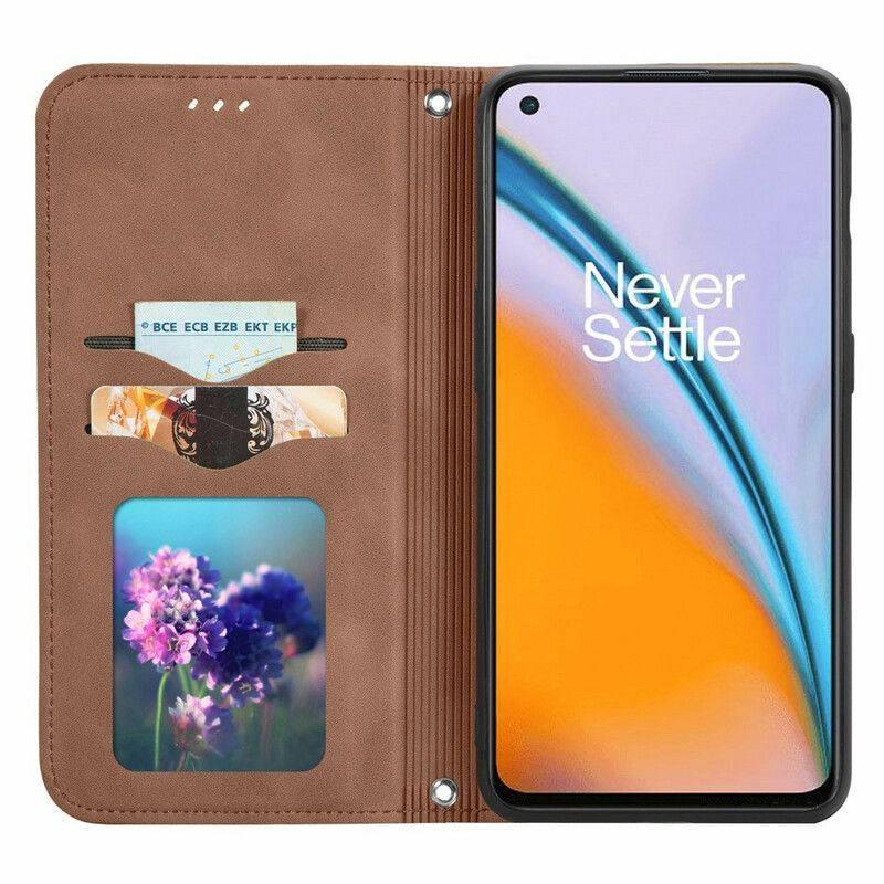 Folio-hoesje Oneplus Nord 2 5g Skin-touch Ontwerp Bescherming Hoesje