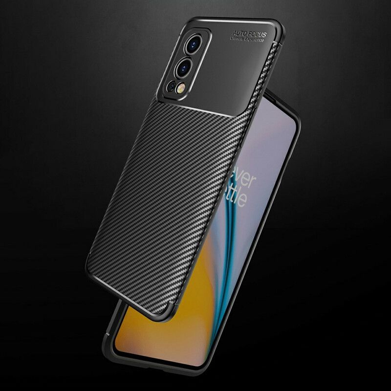 Hoesje Oneplus Nord 2 5g Flexibele Koolstofvezeltextuur