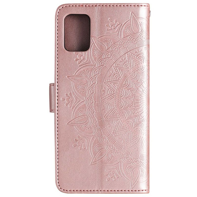 Leren Hoesje Oneplus Nord 2 5g Mandala Zon Bescherming Hoesje