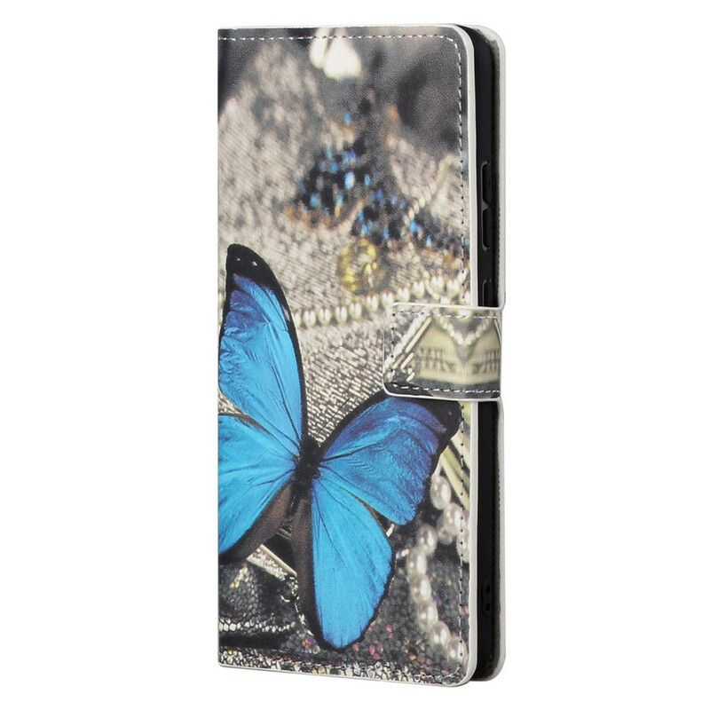 Leren Hoesje Oneplus Nord 2 5g Vlinders Band Variaties