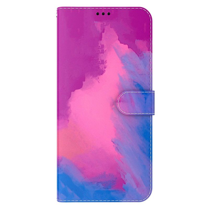 Leren Hoesje Voor Oneplus Nord 2 5g Aquarel