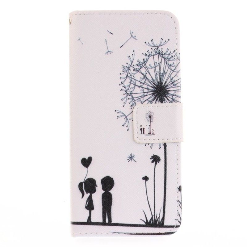 Bescherming Hoesje Samsung Galaxy S8 Telefoonhoesje Liefde Paardenbloem