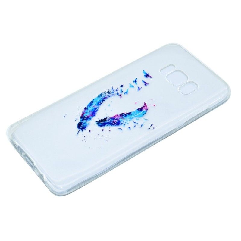Cover Hoesje Samsung Galaxy S8 Telefoonhoesje Transparante Veren