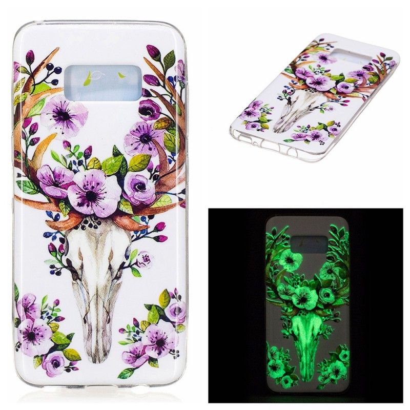 Fluorescerende Bloem Elanden Samsung Galaxy Case