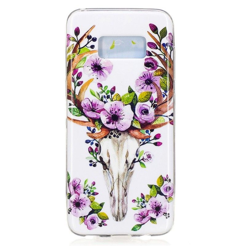 Fluorescerende Bloem Elanden Samsung Galaxy Case